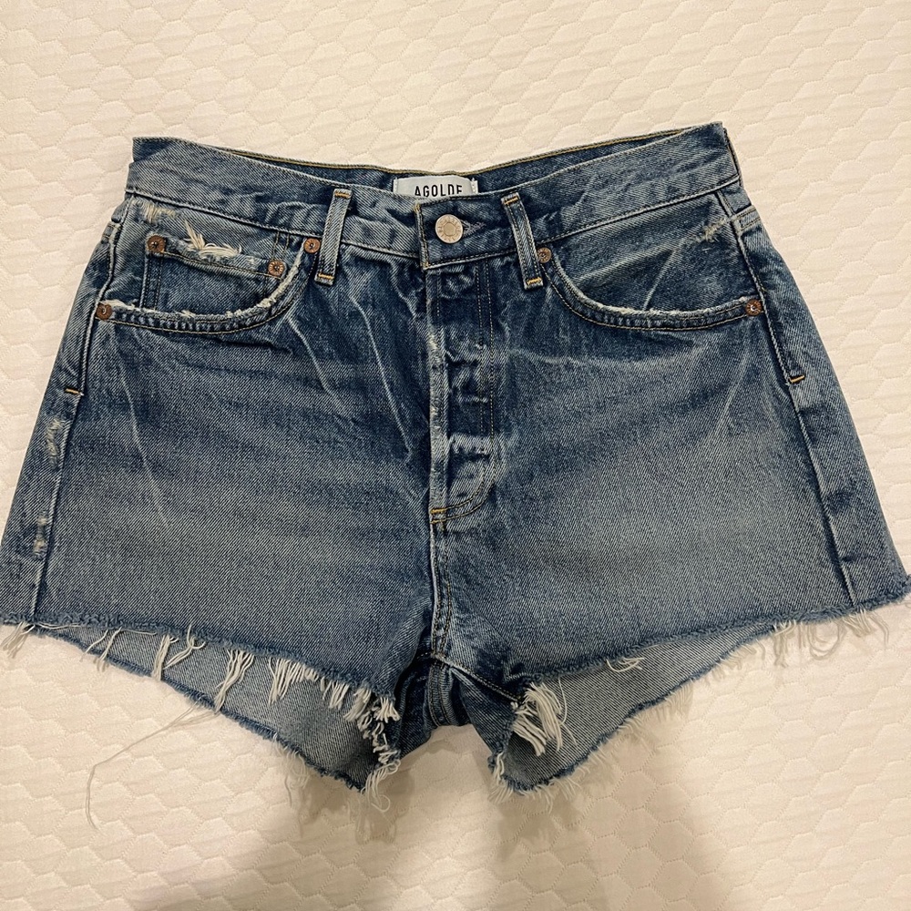 AGOLDE Parker Vintage Cut Off Shorts (25)
